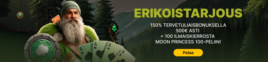 Rekisteröitymisbonus!